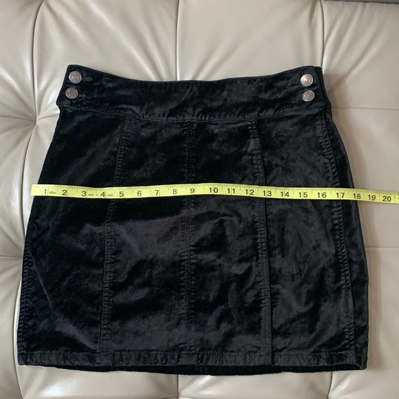 Free People retro velvet mini skirt - Picture 11 of 12